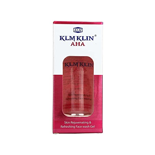 Klm Klin AHA Face Wash for Skin Rejuvenation & Refreshing - 100ml Exfoliating Cleanser for Glowing Skin | Perfect for Daily Skincare Routine & Acne-Prone Skin