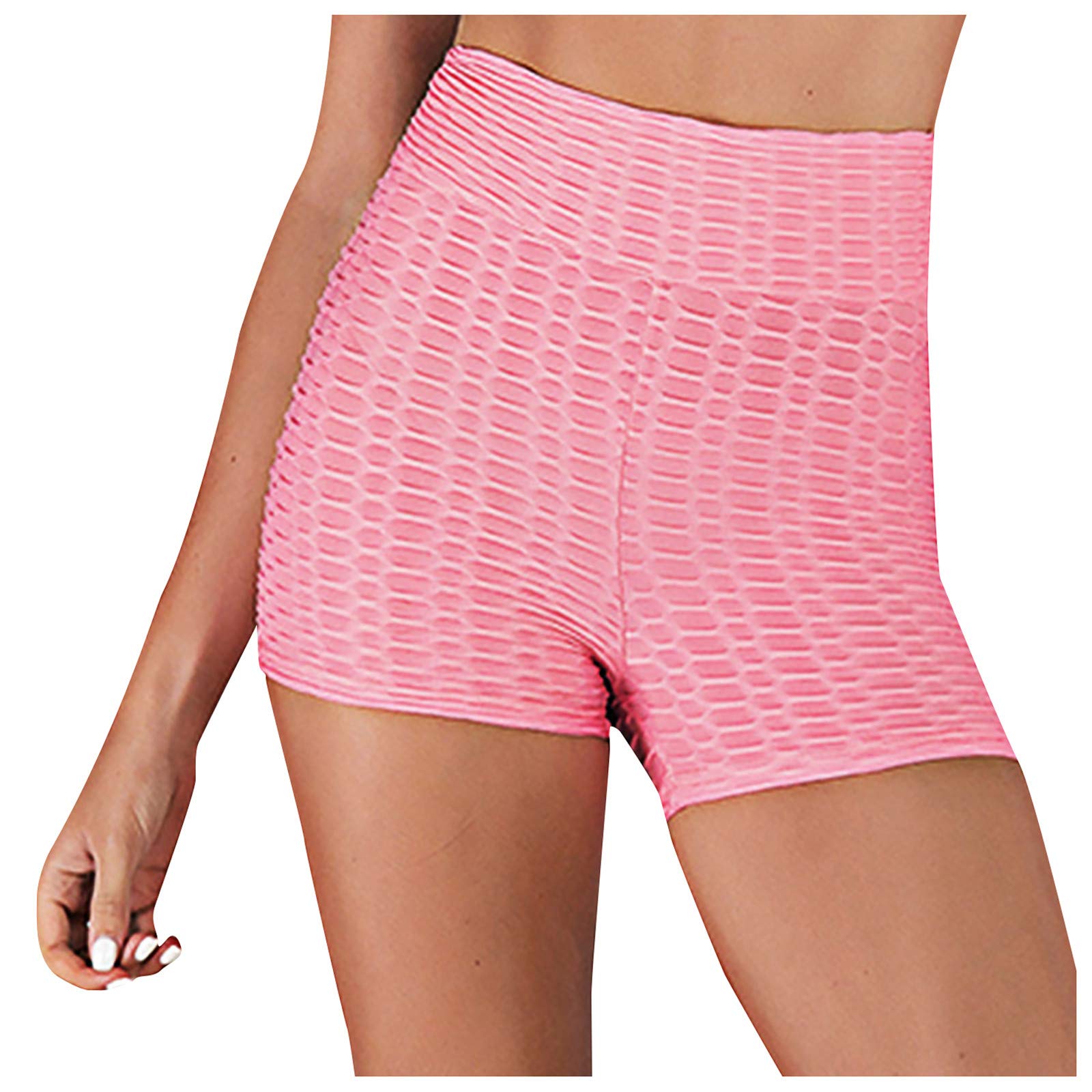 Lightweight High Waist Yoga Pants for Women - Stretchy Workout Running Fitness Pants & Wrinkled Biker Shorts | Perfect for Yoga, Gym, Jogging and Casual Wear