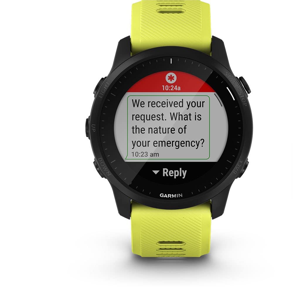 Garmin Forerunner 945 LTE GPS Running Watch with Heart Rate Monitor - Neon Yellow/Black Bundle | Advanced Training Metrics, Music Storage & Smart Notifications for Runners, Athletes & Fitness Enthusiasts