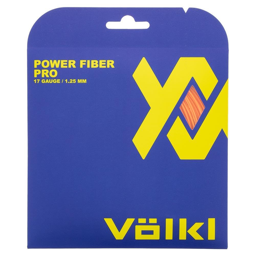 Volkl Power Fiber Pro Tennis Racquet String - Premium Multifilament for Durability, Feel & Control | Ideal for Competitive Players & Advanced Spin Shots