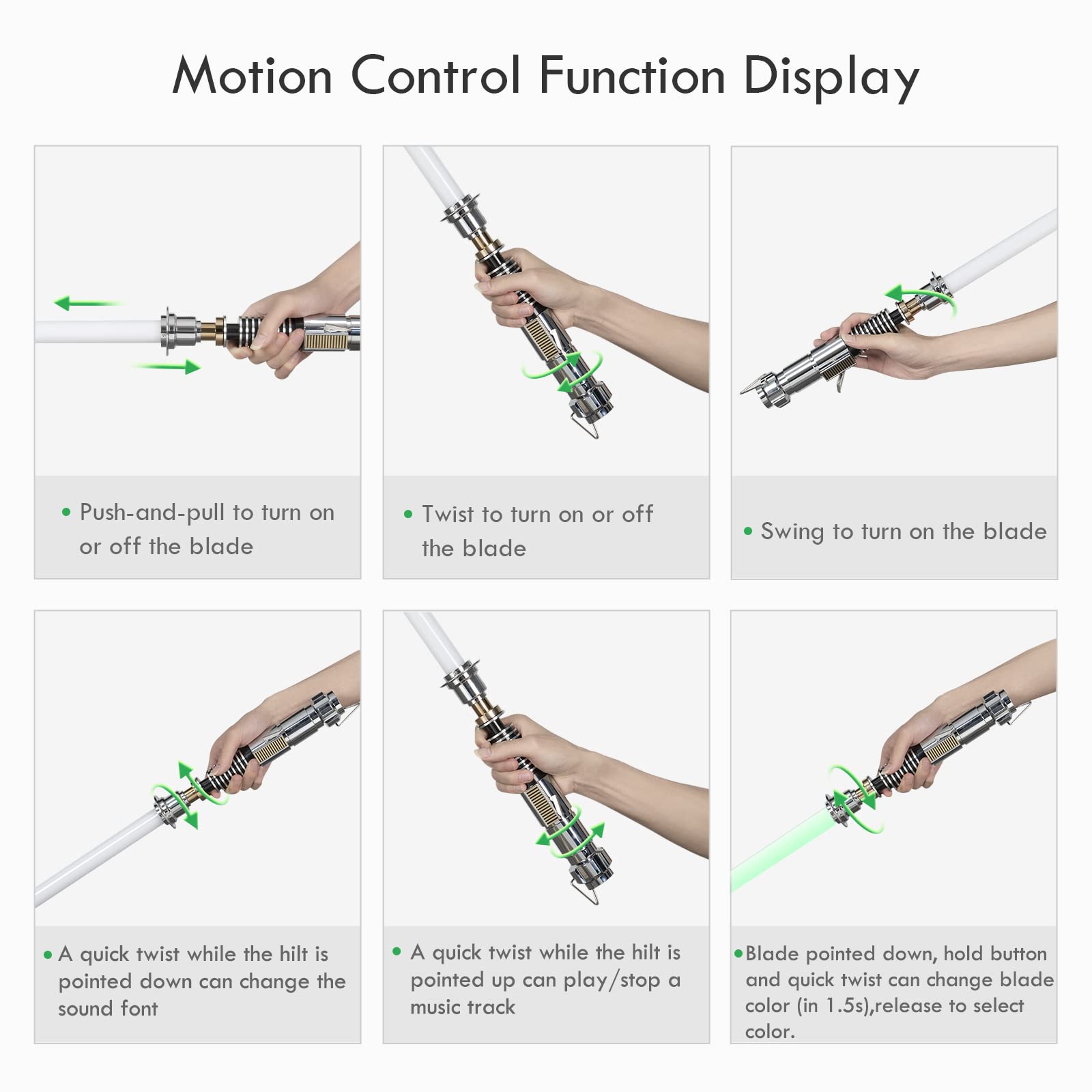 Custom Smooth Swing Xenopixel 3.0 Lightsaber with 34 Sound Fonts & Motion Control - Infinite Color Changing LED Lightsaber with Stand - Luke Skywalker Style for Cosplay, Collecting & Star Wars Enthusiasts