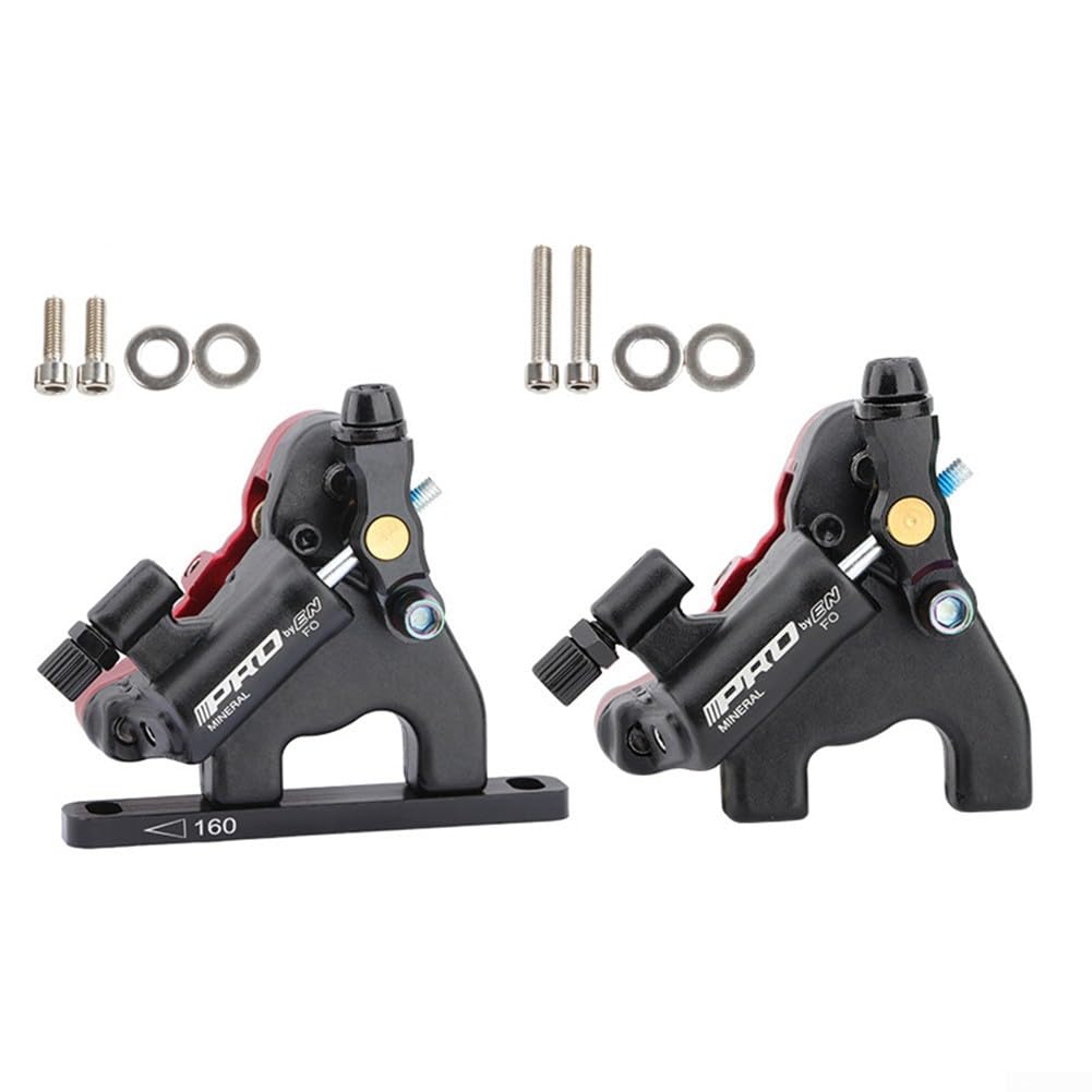 Flat Mount Disc Brake Caliper - Mechanical to Hydraulic Conversion for Road Bikes, Mountain Bikes, E-Bikes & Electric Bikes (Front & Rear) | Perfect for Commuting, Trail Riding & Urban Cycling