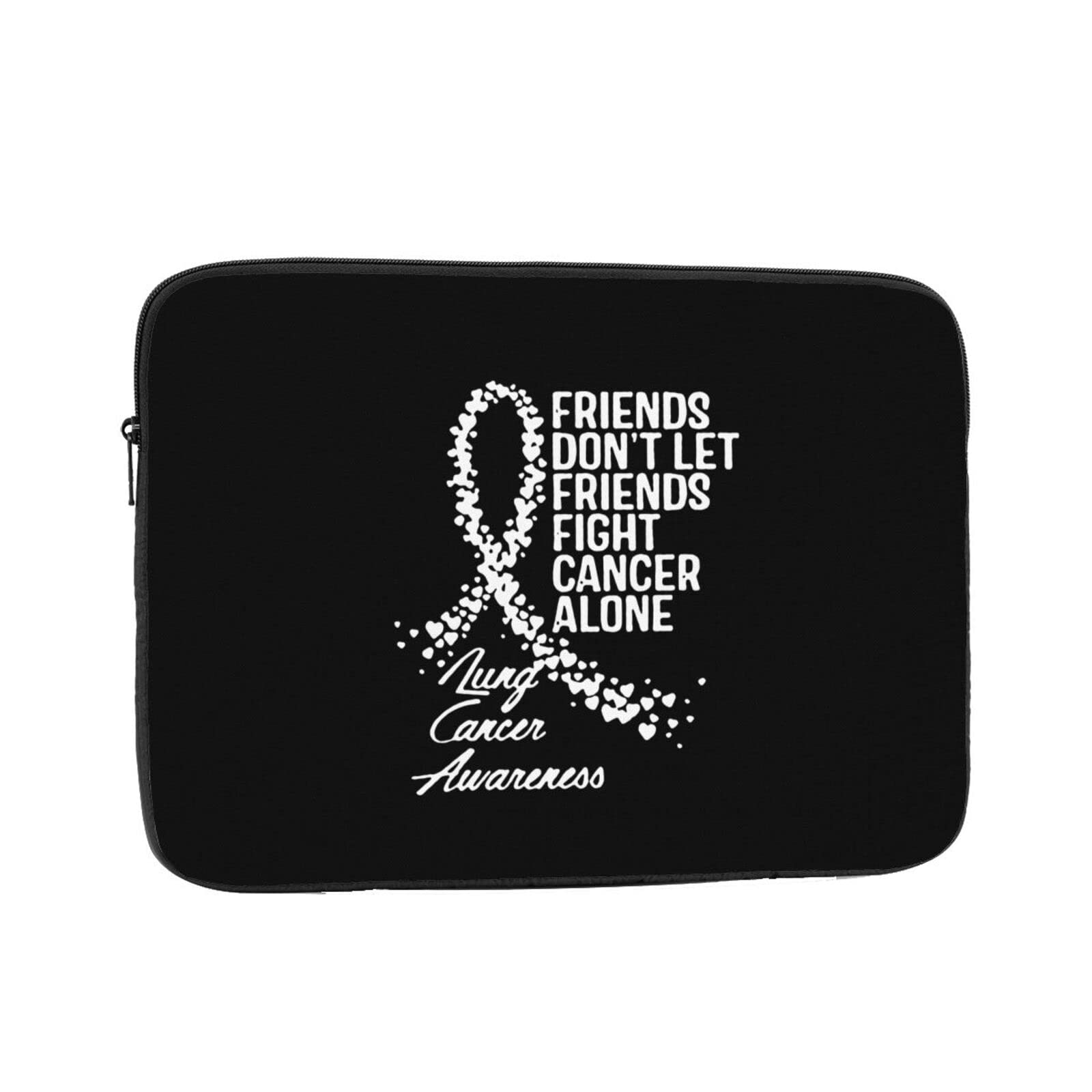 Lung Cancer Awareness Shockproof Laptop Sleeve - Waterproof Portable Computer Case for MacBook, iPad - Perfect for Travel, Work & School