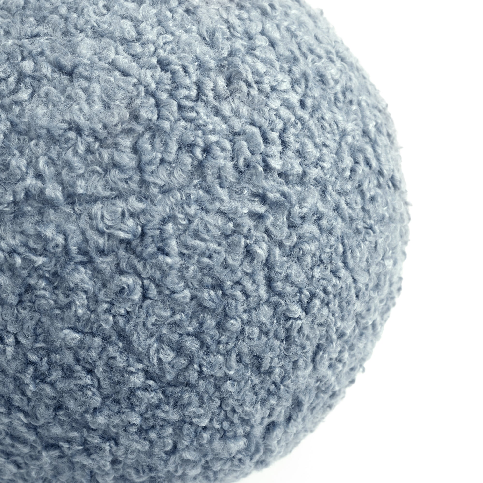 Luxury Neo Boucle Sphere Ball Throw Pillow - Soft Round Decorative Pillow for Sofa, Bed, Living Room - Modern Home Decor Accent for Cozy Comfort