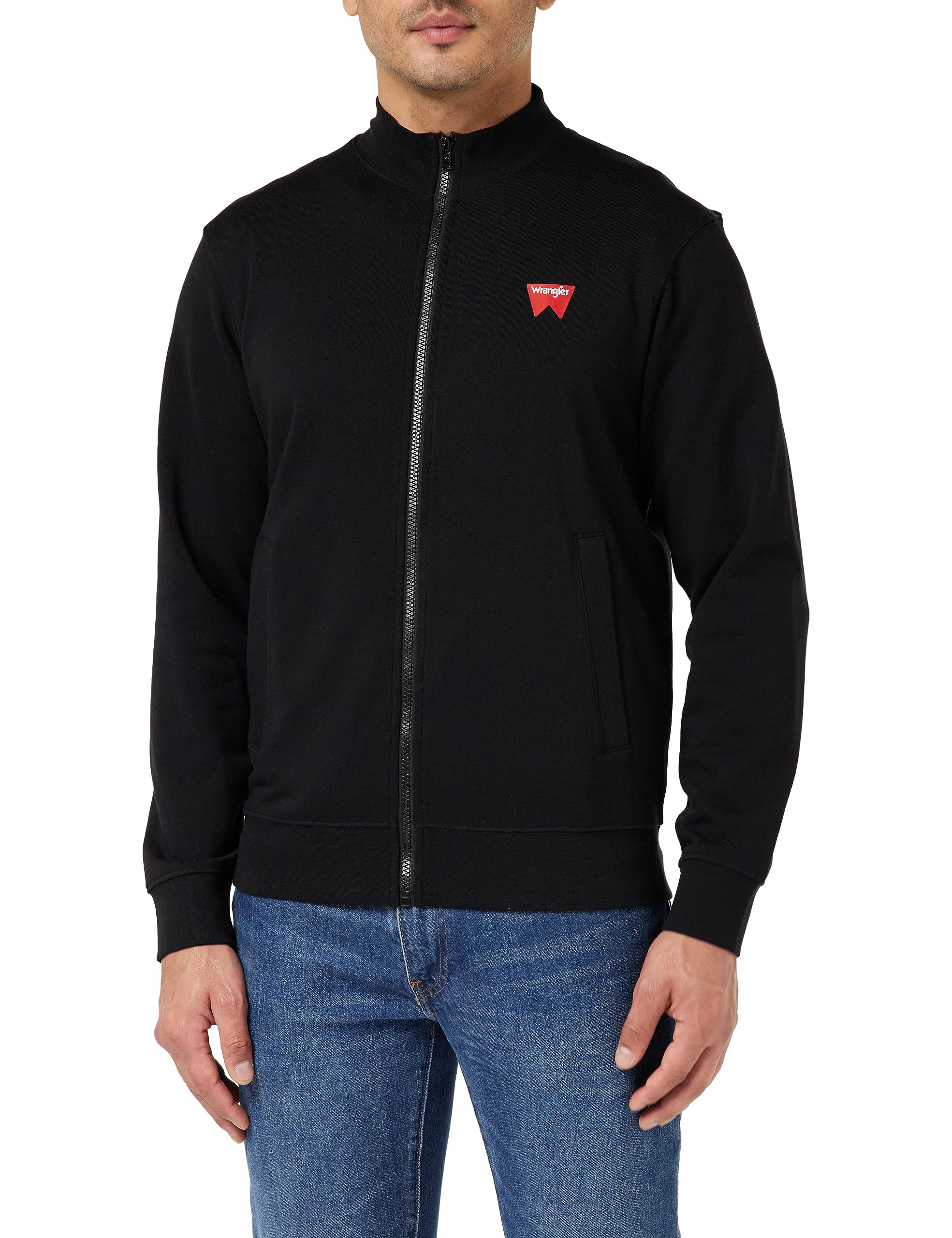 Wrangler Men's Zip-Up Hoodie Sweatshirt - Comfortable Fleece Lined Pullover for Casual Wear, Gym & Outdoor Activities