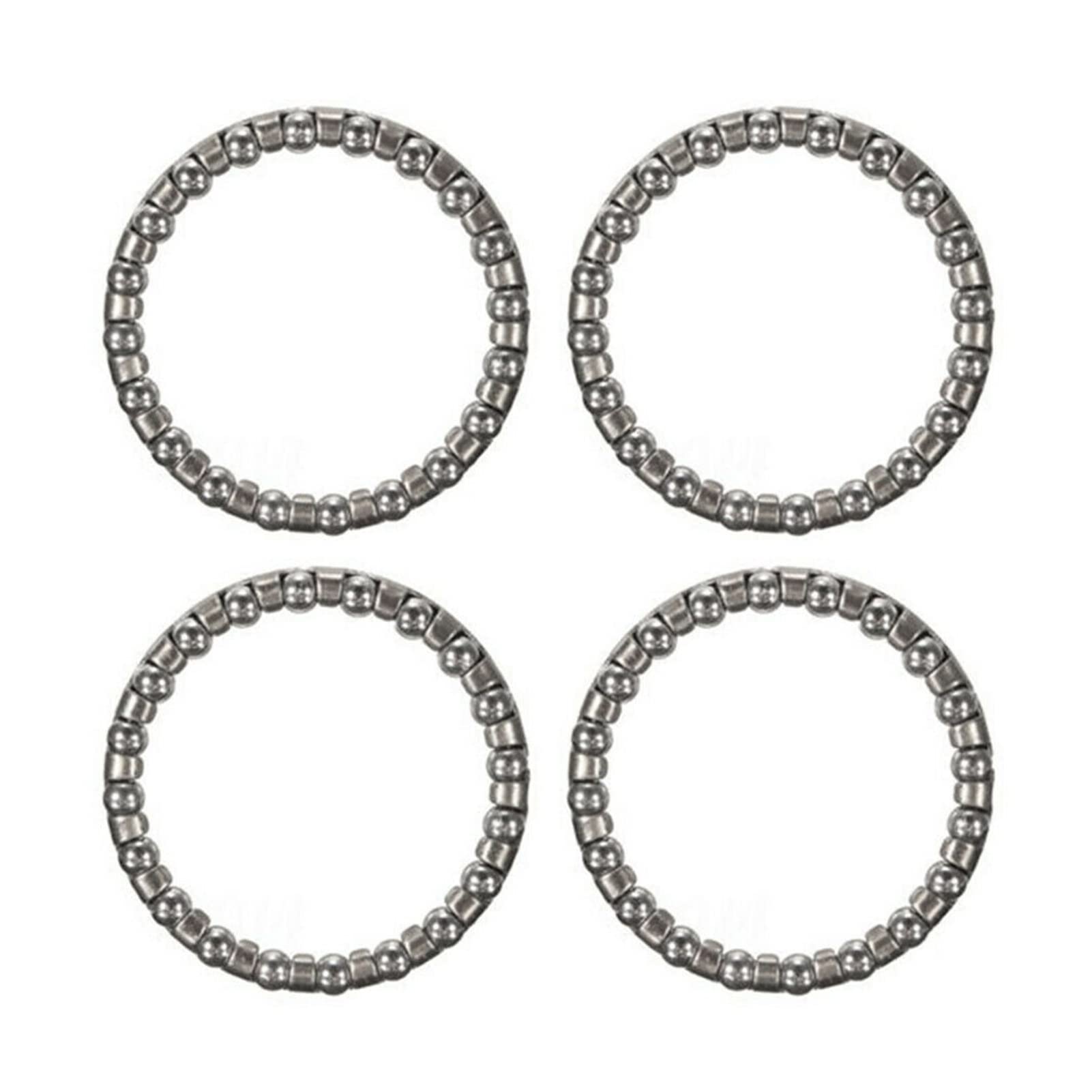 4Pcs 40mm Bicycle Headset Bearings Set - Durable Caged Bike Bearings for Smooth Cycling - Perfect for Mountain Bikes, Road Bikes & BMX Accessories