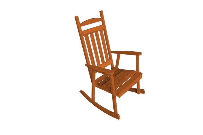 Regallion Classic Porch Rocker Chair - Comfortable Outdoor Rocking Chair for Patio, Garden & Front Porch - Perfect for Relaxing, Reading & Enjoying Nature