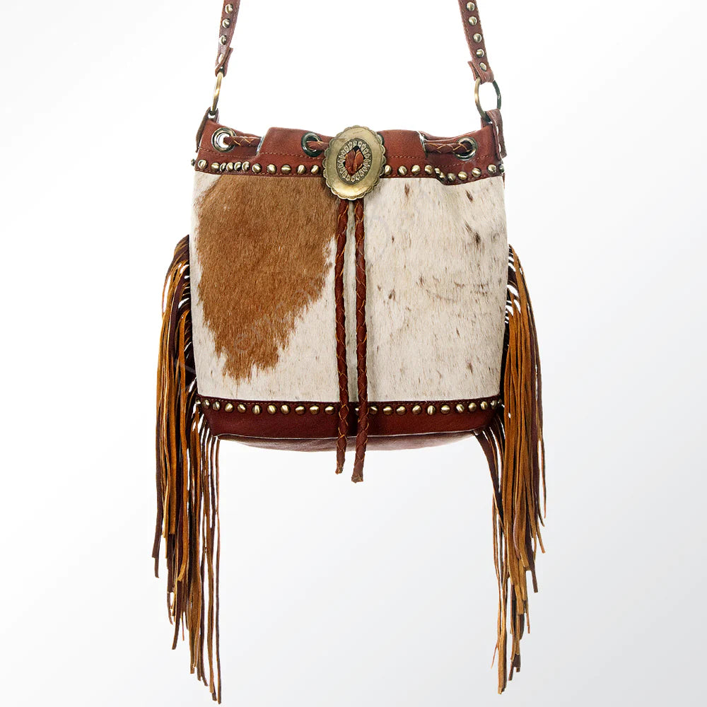 American Darling Genuine Leather Concho Purse - Stylish Western Handbag for Women, Perfect for Cowgirl Outfits & Country Music Festivals