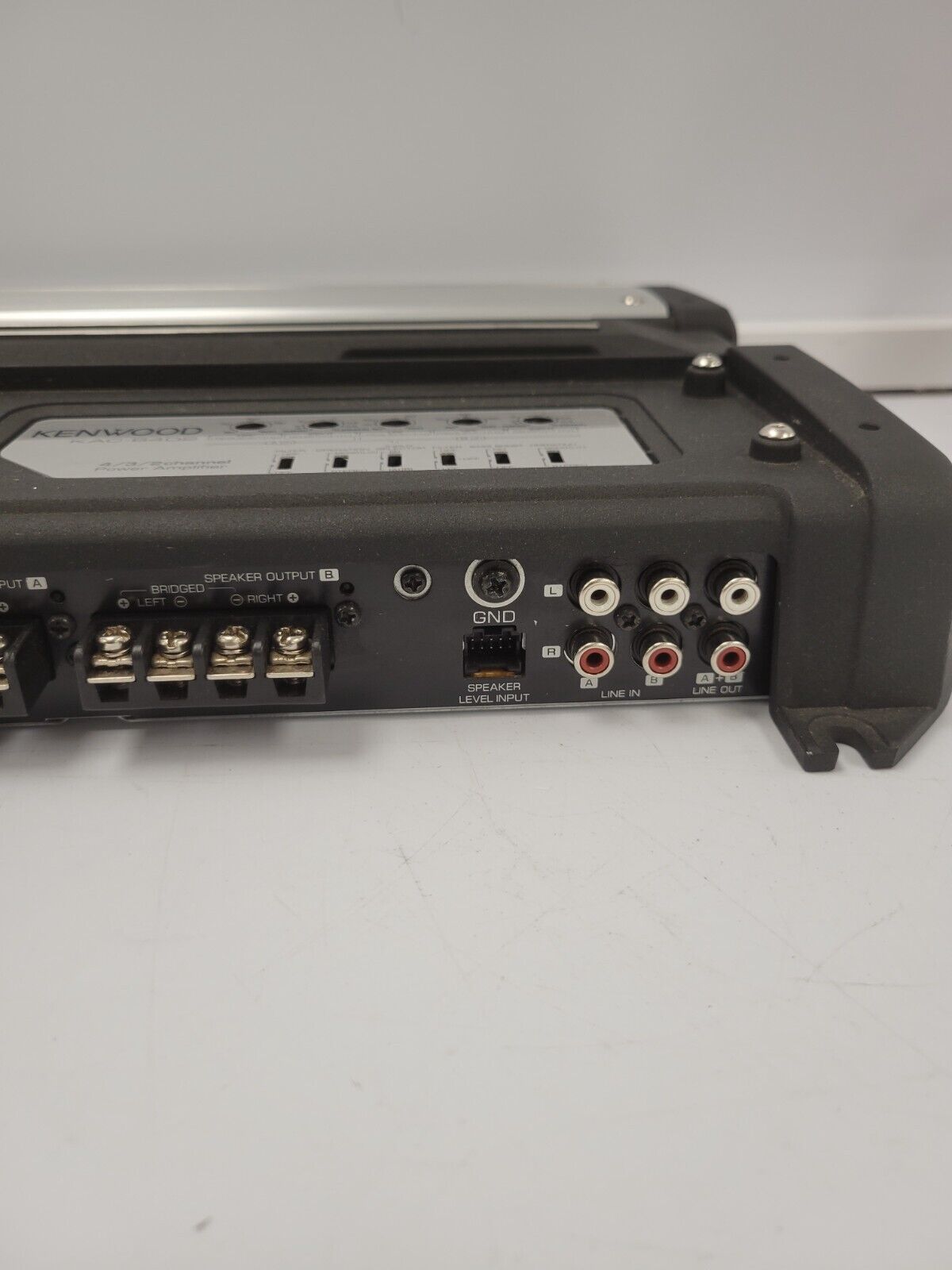 Kenwood KAC 8402 4-Channel Car Amplifier - 400W Power for Enhanced Car Audio System | Perfect for Car Stereo Upgrades & Bass Boost