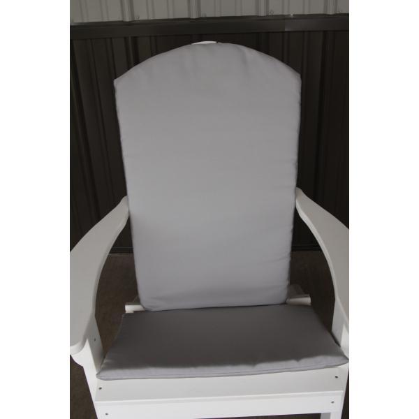 Premium Full Adirondack Chair Cushion Set - Waterproof Outdoor Patio Furniture Cushions with Ties - Comfortable Seat & Back Cushions for Garden, Deck, Poolside Relaxation