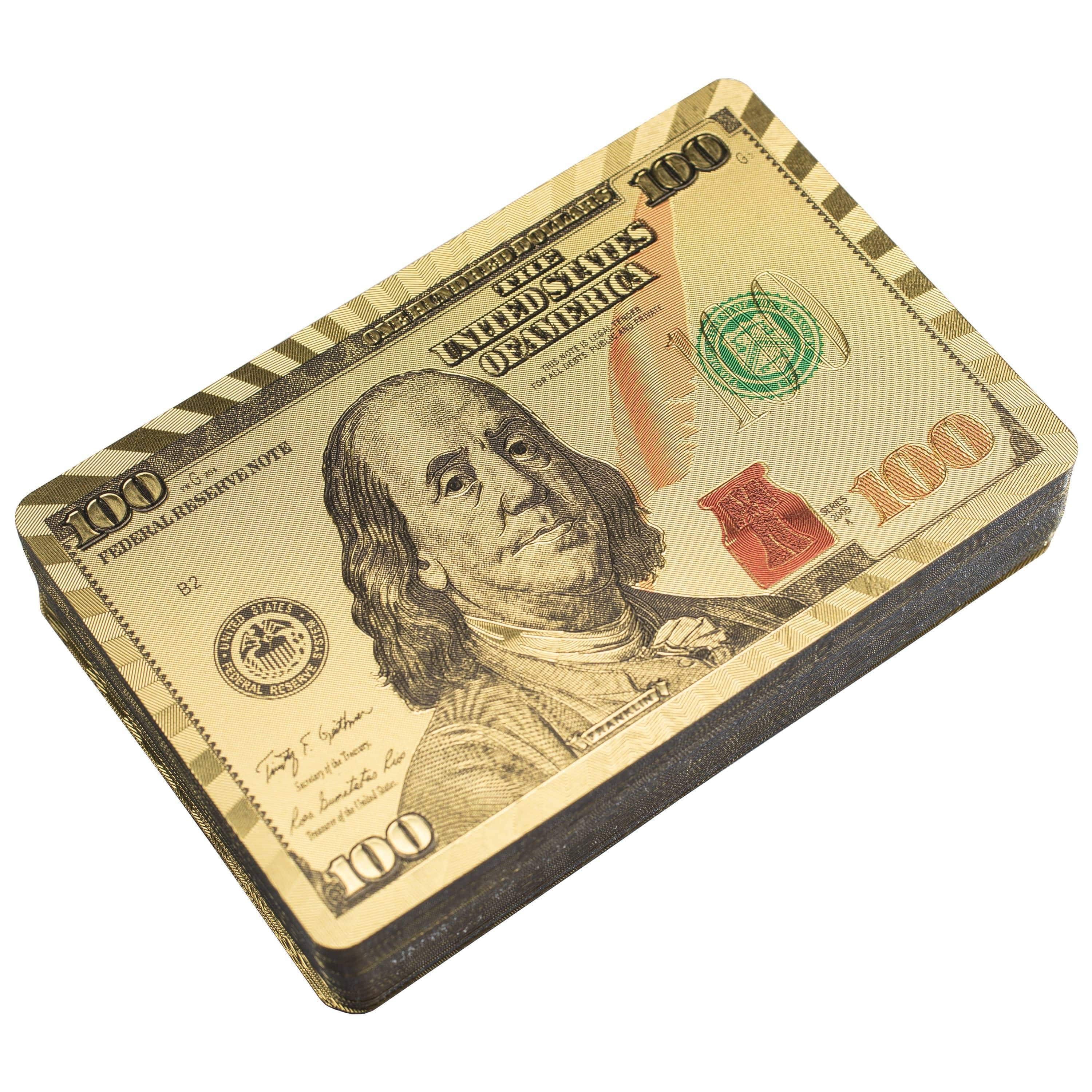 Premium Gold Foil Playing Cards - Luxury Poker Deck for Casino, Magic Tricks & Collectors | Elegant Gift for Card Game Enthusiasts & Special Occasions