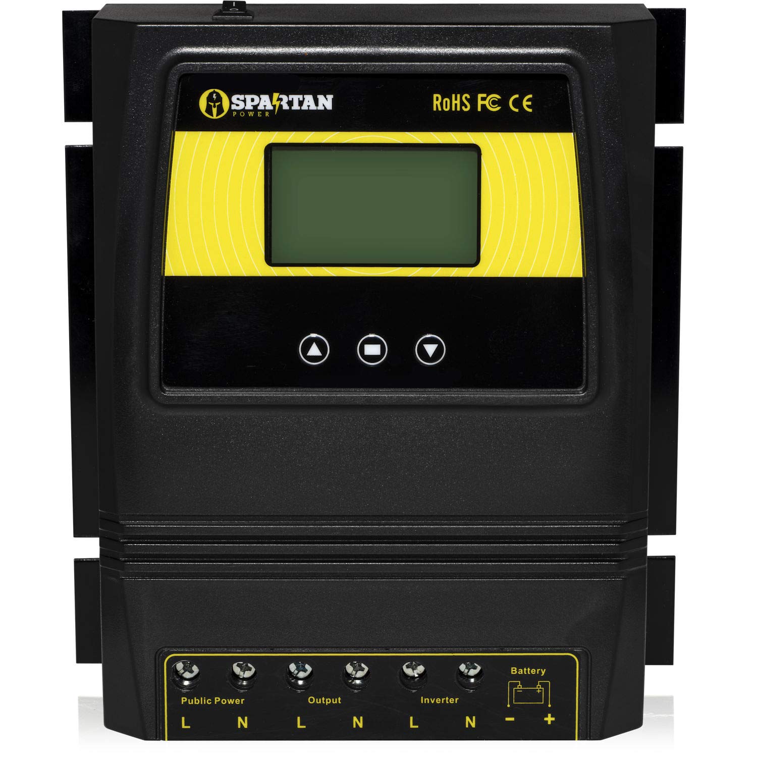 Spartan Power 50A 5500 Watt Automatic Transfer Switch for Solar & Wind Off Grid Systems - Perfect for Home Backup Power, RV, and Emergency Power Outages