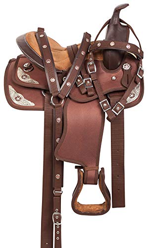 Premium Synthetic Western Horse Saddle - 14