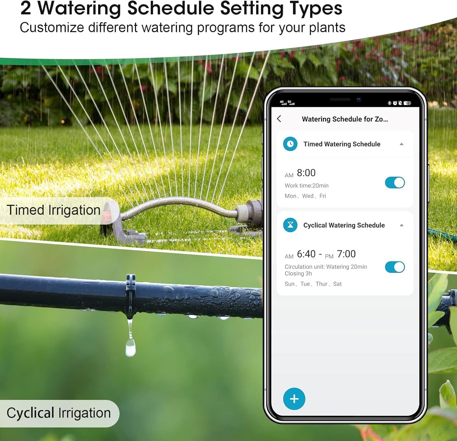 Smart WiFi Water Timer for Outdoor Irrigation - Automatic Lawn & Garden Sprinkler Controller with Green-Brass Inlet (1-Outlet) | Perfect for Yard Care, Drip Systems & Vacation Home Maintenance
