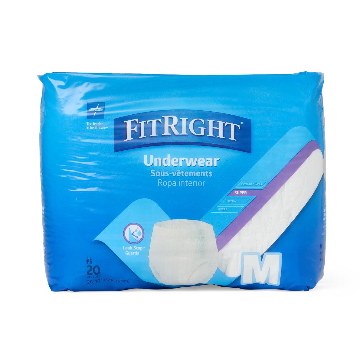 FitRight Super Protective Underwear for Women & Men - Comfortable Moisture-Wicking Underwear for Sports, Workouts & Everyday Wear