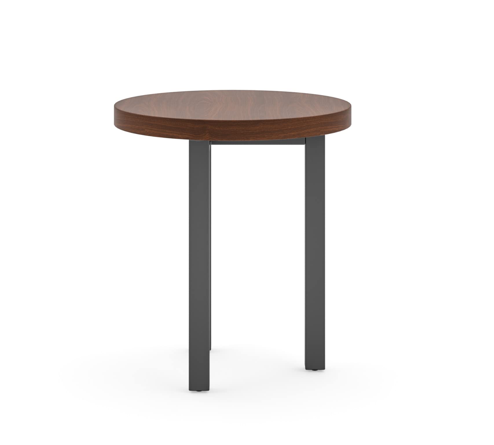 Homestyles Merge End Table - Brown Wood Nightstand for Living Room, Bedroom, or Office - Perfect for Lamps, Books, and Decor