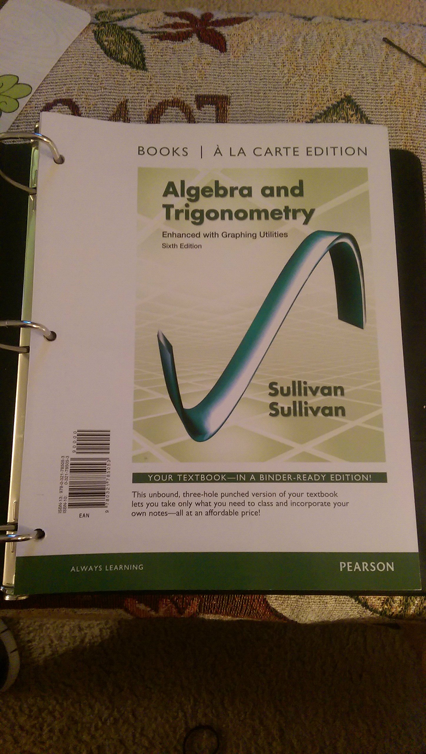 Algebra and Trigonometry Enhanced with Graphing Utilities, Books a la Carte Edition (6th Edition) - Perfect for College Students & Self-Study Math Enthusiasts