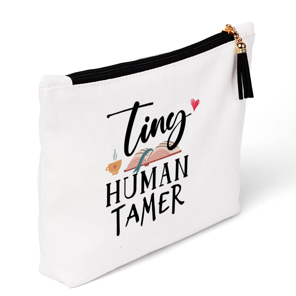 Funny Teacher Makeup Bag - Cute Cosmetic Pouch for Women, Kindergarten Teachers, Babysitters & Moms - Perfect Teacher Appreciation Gift for Birthday, Christmas - Great for School, Travel & Daily Use