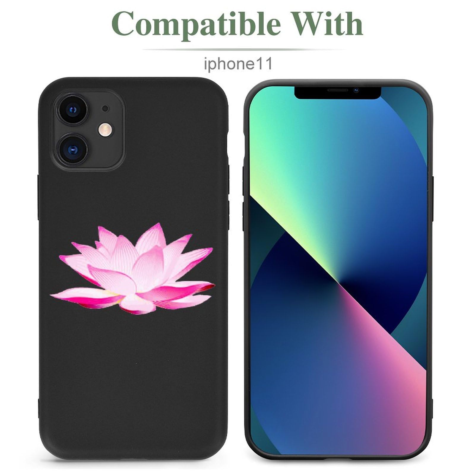 iPhone 11 Series TPU Phone Case - Slim Durable Protective Cover with Floral Design | Perfect for Everyday Use, Travel & Gift Giving