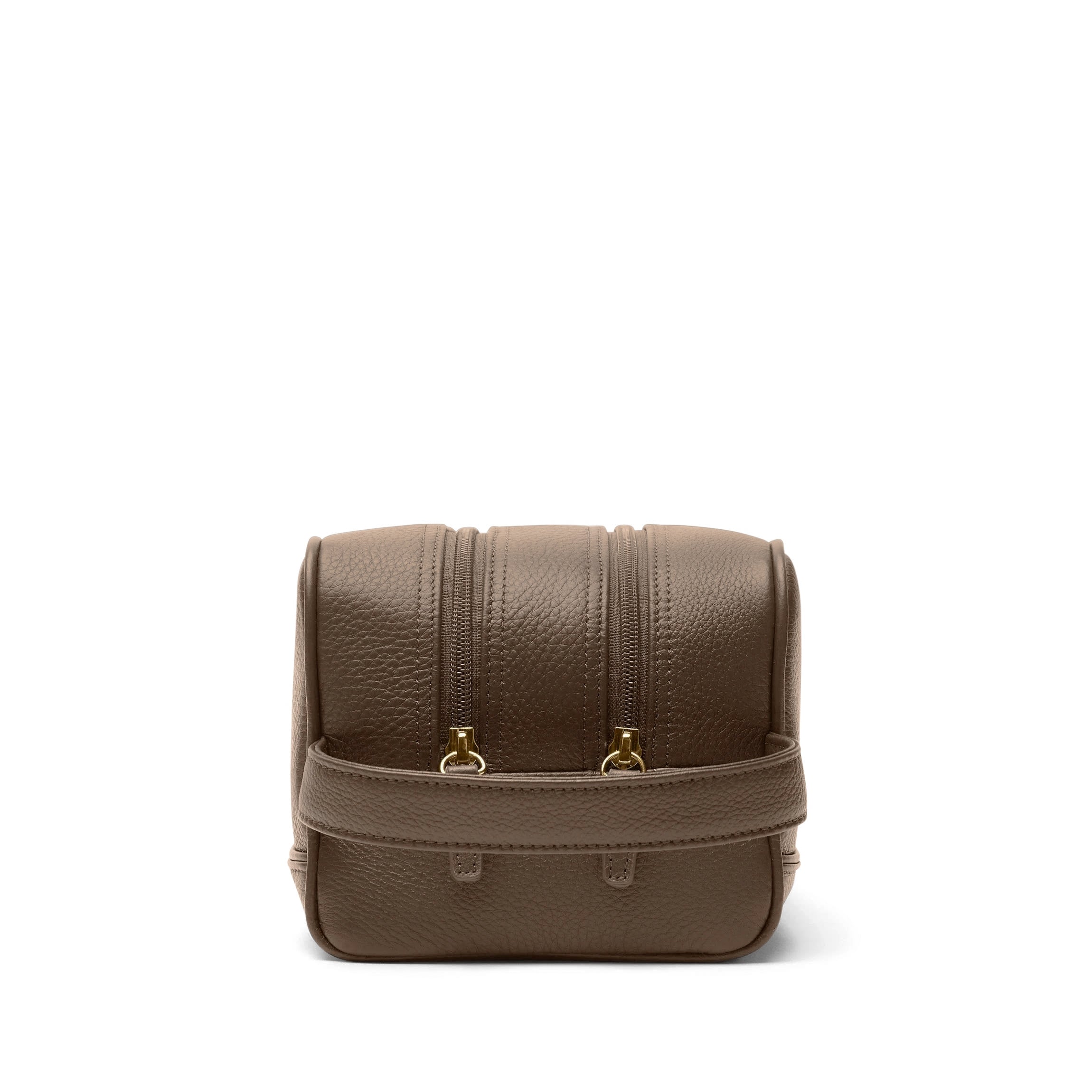 Premium Double Zip Toiletry Bag for Travel - Waterproof Cosmetic Organizer (Cocoa Brown) | Perfect for Vacation, Gym & Business Trips
