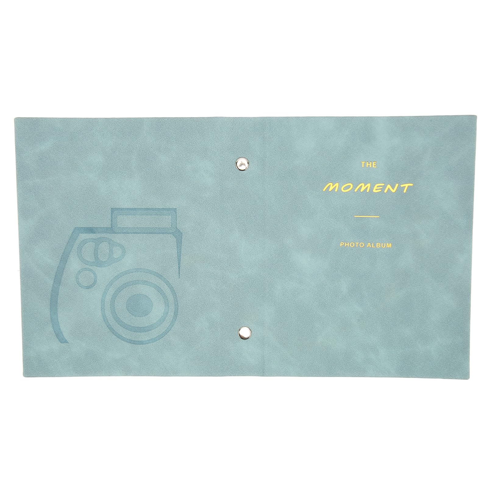 64-Pocket Suede Photo Album for Fujifilm Instax Mini 11/12/40/EVO/7+/7s/LiPlay/90/9 - 3 Inch Instant Film Storage Organizer (Mint Green) - Perfect for Travel, Wedding, Baby Photos & Memory Keeping