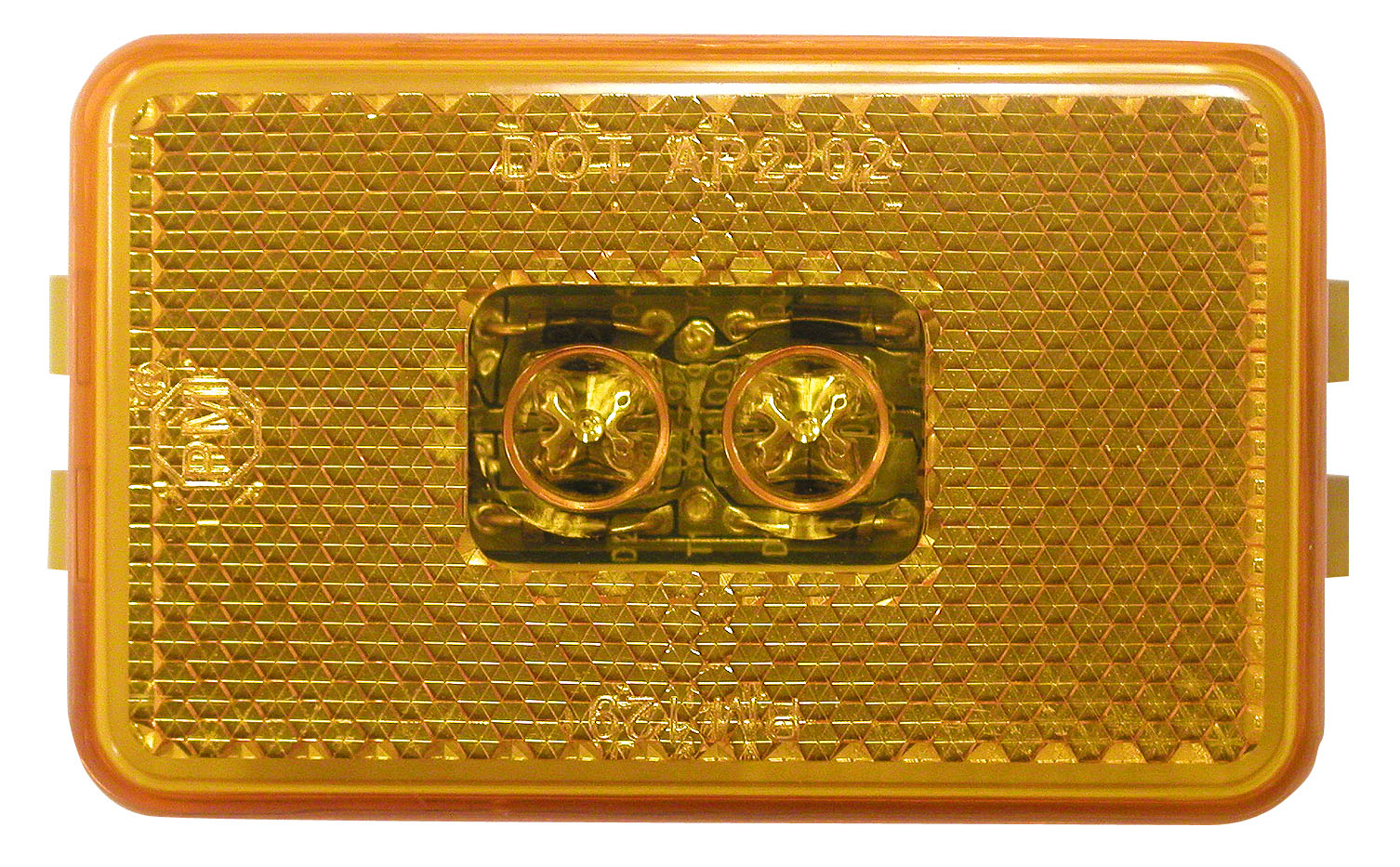 PM 129A Amber LED Clearance Side Marker Light - DOT Approved Truck Trailer Side Marker Lamp for Semi Trucks, Trailers, RVs - Waterproof & Durable for All Weather Conditions