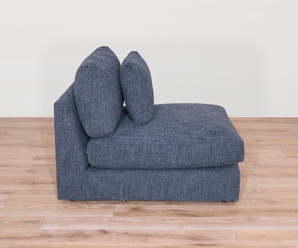 Marvi Armless Chair - Modern Accent Chair for Living Room, Bedroom, or Office - Comfortable & Stylish Home Decor Furniture for Small Spaces
