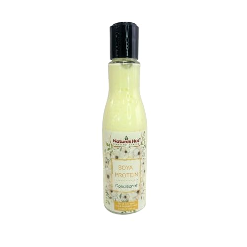 NATURESHUT Soy Protein Hair Conditioner - 210ml for Damaged & Dry Hair - Deep Moisturizing & Repair Treatment for All Hair Types - Perfect for Daily Use & Salon-Quality Results