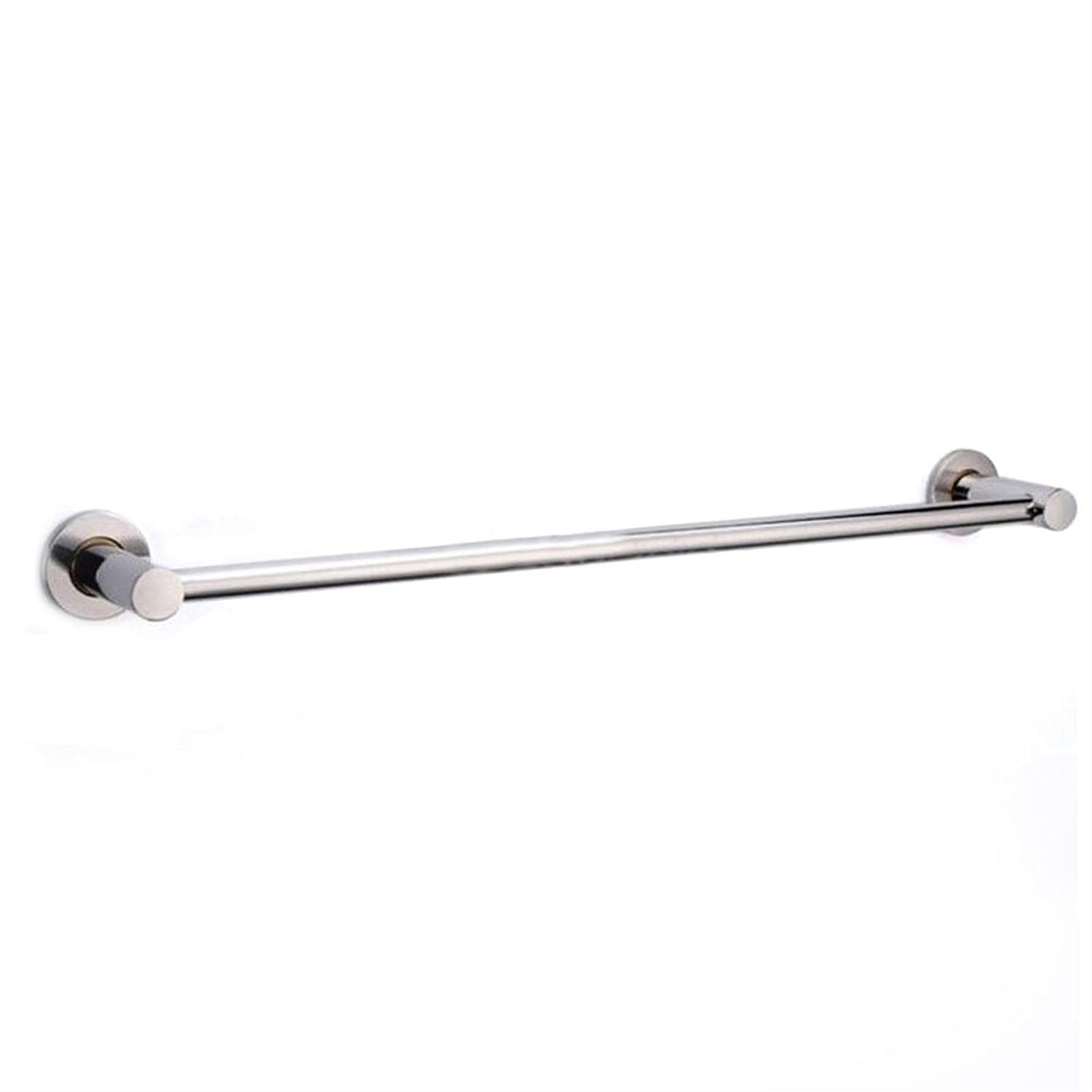 Stainless Steel Wall Mounted Towel Rack - 1 or 2 Rail Bathroom Towel Holder (40/50/60cm) - Space Saving Shelf for Toilet, Washroom & Shower Organization - Single Rod 50cm - Perfect for Small Bathrooms & Apartments
