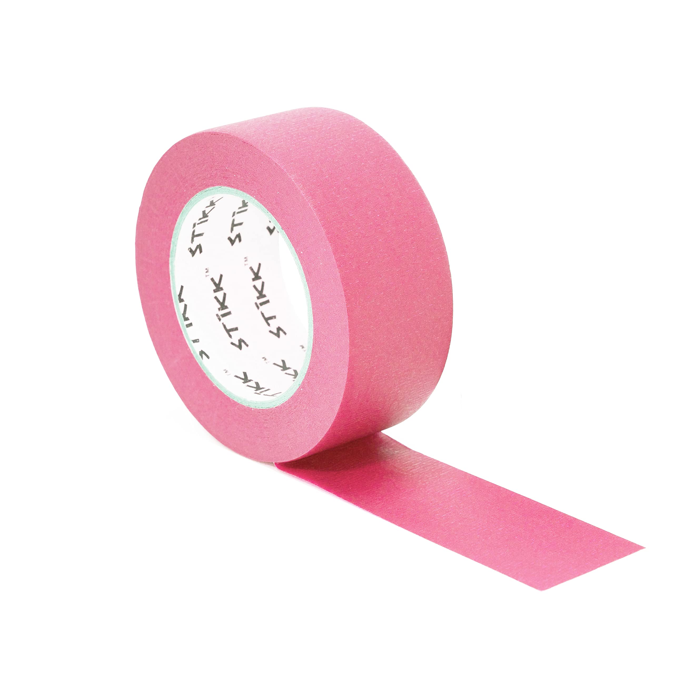 STIKK Pink Painter's Tape - 2 Inch x 60 Yards (1 Pack) - Residue-Free Masking Tape for Painting Edges, Trim & Ceilings - Perfect for DIY Home Projects, Wall Art & Professional Painting Jobs