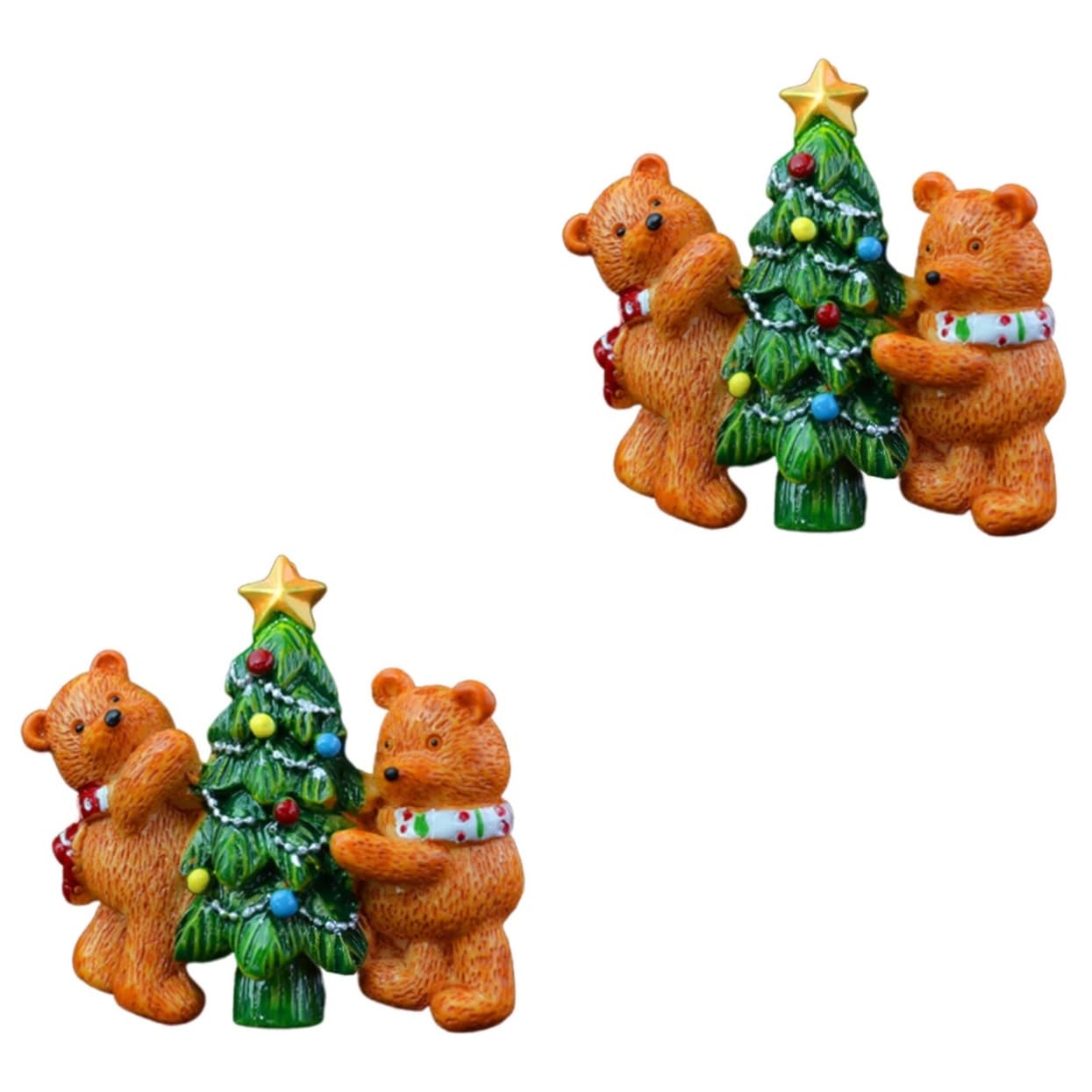 VICASKY 2-Pack Christmas Car Air Freshener Clip - Car Vent Air Freshener Holder for Holiday Scented Oils & Diffusers - Perfect for Car, Office & Home Decor During Christmas Season
