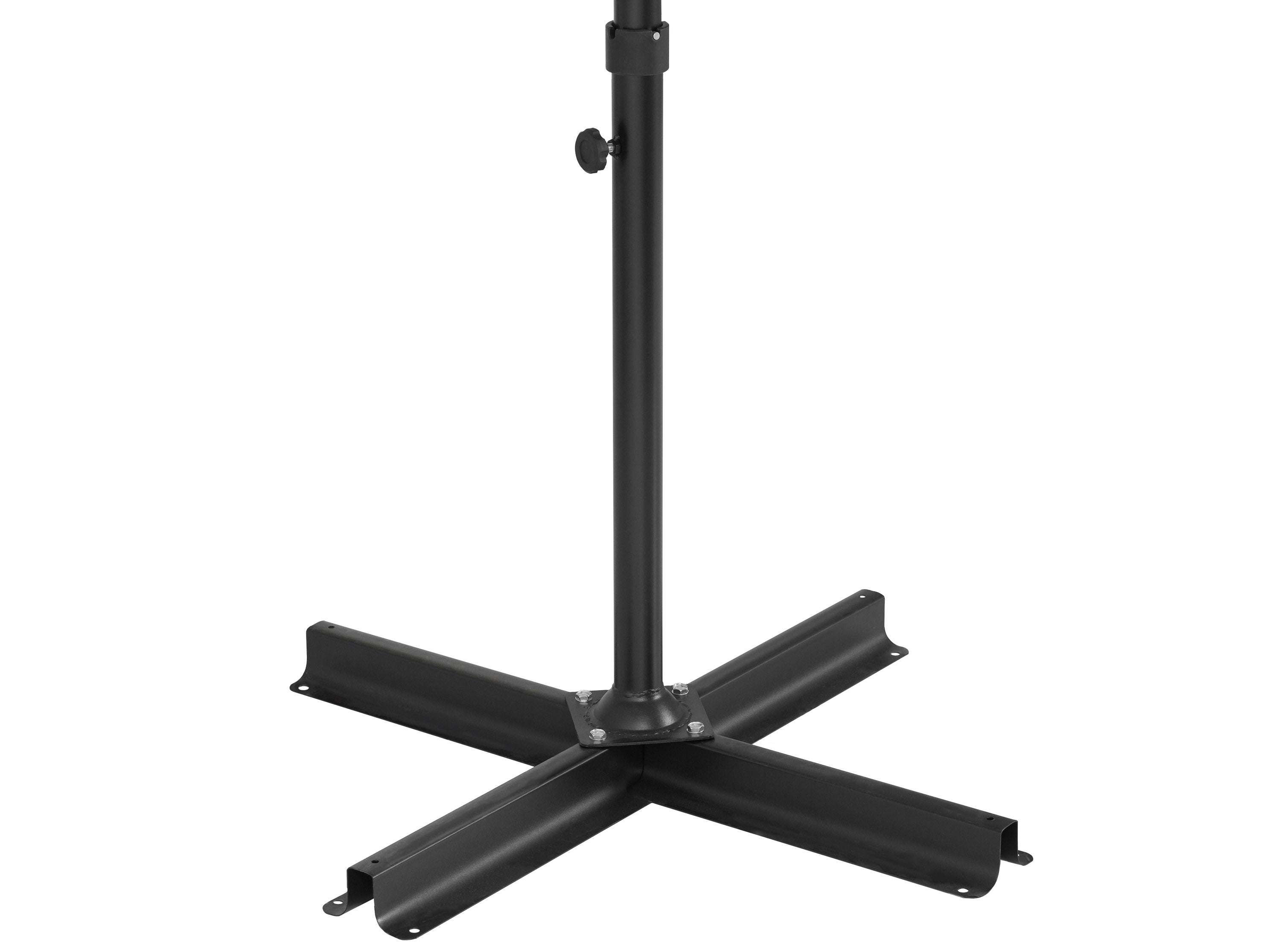 10ft Black Cantilever Umbrella - Heavy Duty Outdoor Patio Umbrella with Wind Vent, Perfect for Poolside, Garden, Deck, and Backyard Relaxation