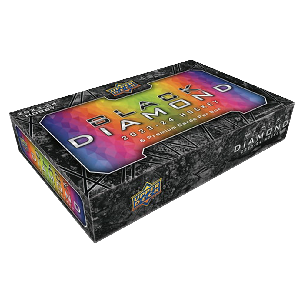 2023-24 Upper Deck Black Diamond Hockey Hobby Box - Premium NHL Trading Cards Collection for Collectors & Fans - Perfect for Gifts, Investments & Game Nights