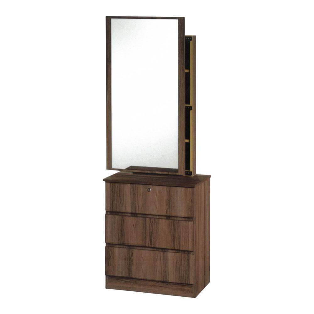 Ivonn Sliding Mirror Dressing Table - Modern Vanity Desk with LED Lights & Storage, Perfect for Bedroom Makeup & Hair Styling