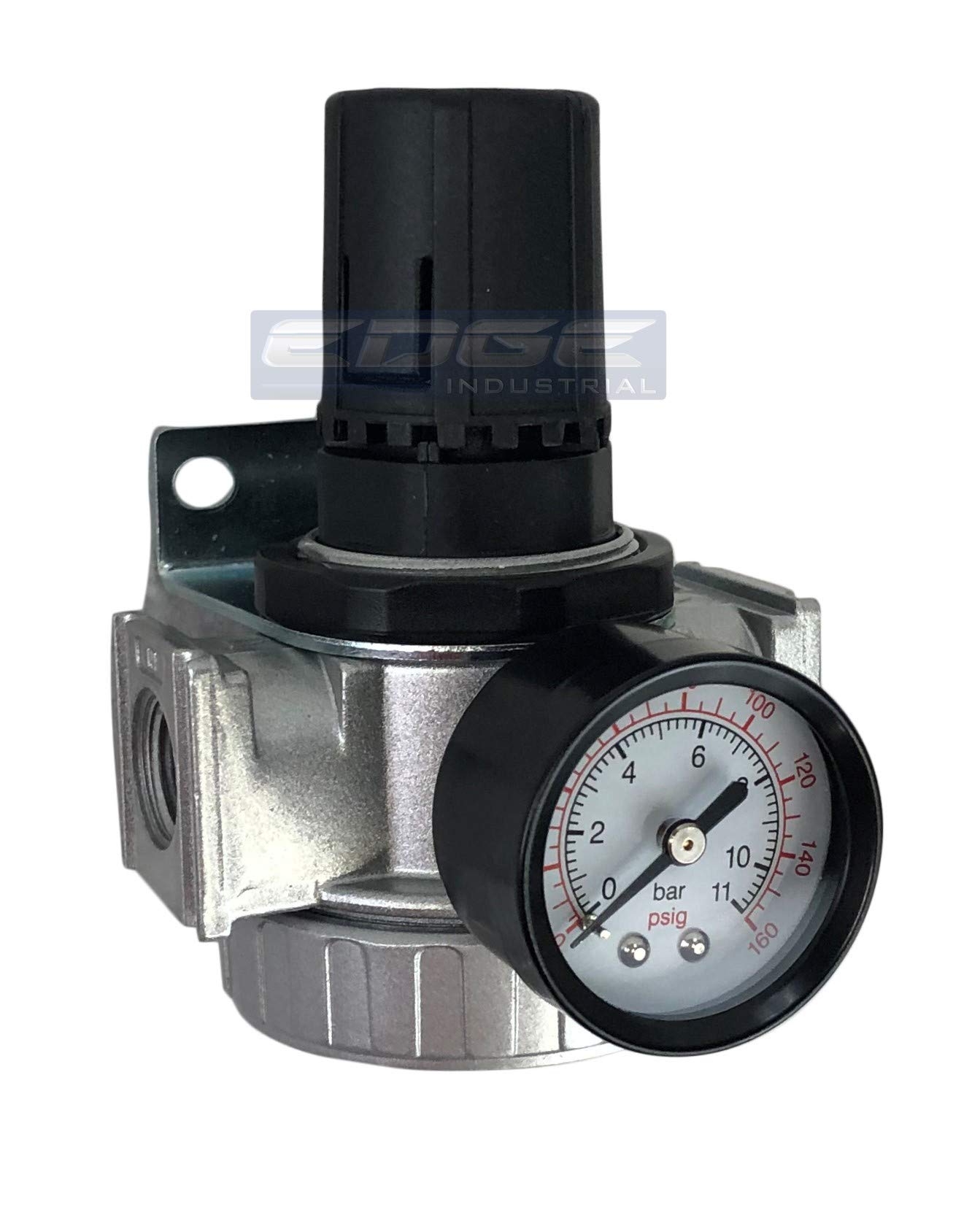 Industrial Grade Mid Flow Air Pressure Regulator 1/4
