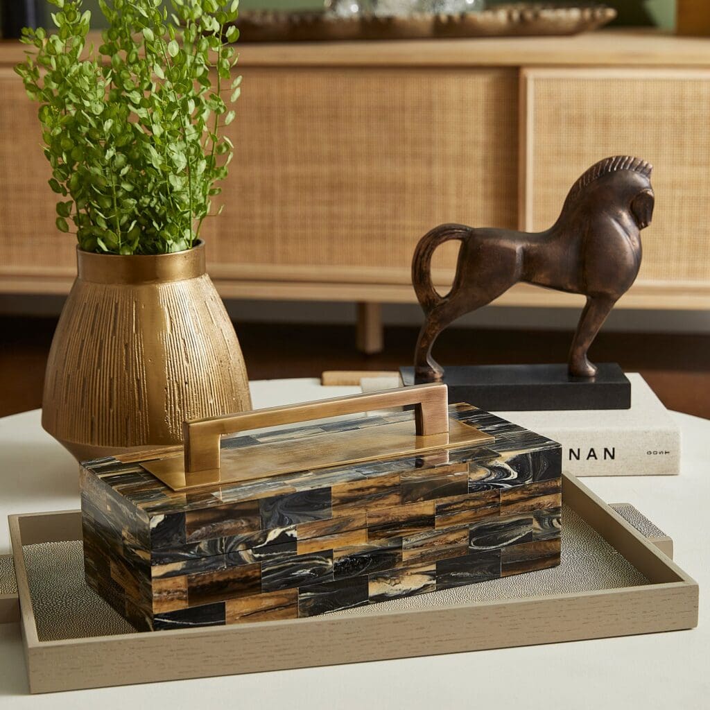Cyan Design 11505 Sinon Sculpture - Elegant Bronze & Black Home Decor Statue for Living Room, Office, or Garden Accent