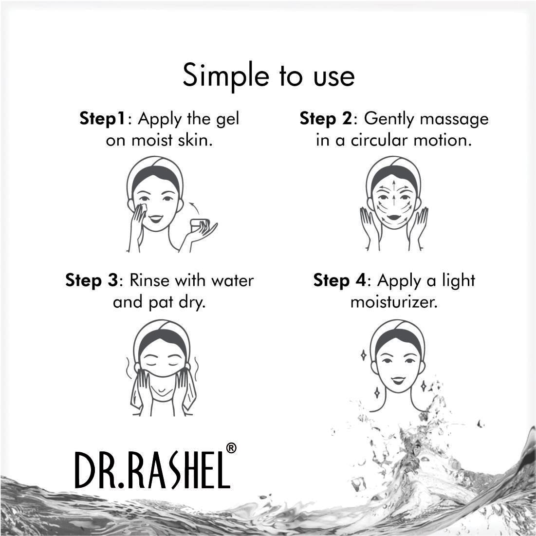 DR.RASHEL Ubtan Gel for Face & Body - Turmeric Brightening Cream for Normal Skin (380ml) | Natural Glow Treatment for Daily Skincare & Special Occasion Prep