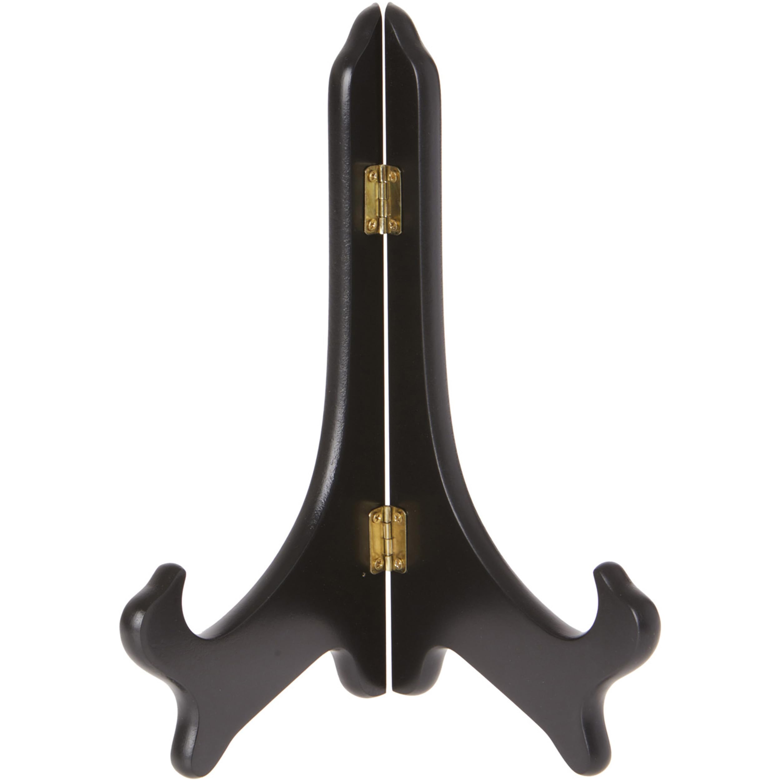 Bard's Hinged Black MDF Wood Plate Stand - 9