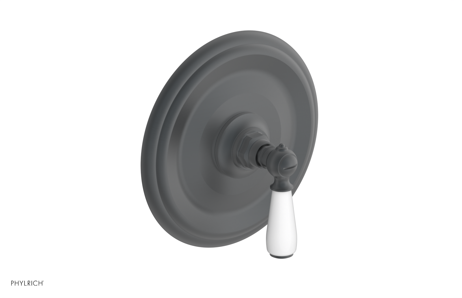 Jamestown Thermostatic Shower Trim Kit with Lever Handle & White Accents - Model 4 735 | Modern Bathroom Upgrade for Spa-Like Shower Experience