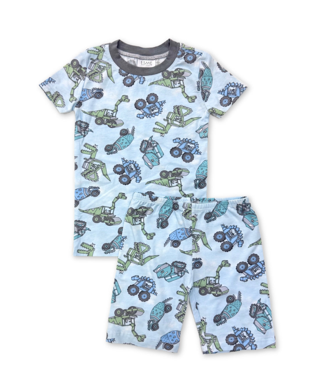 DINO'S INC. Short Sleeve T-Shirt Set for Men - Comfortable Cotton Casual Outfit for Summer, Gym, and Everyday Wear