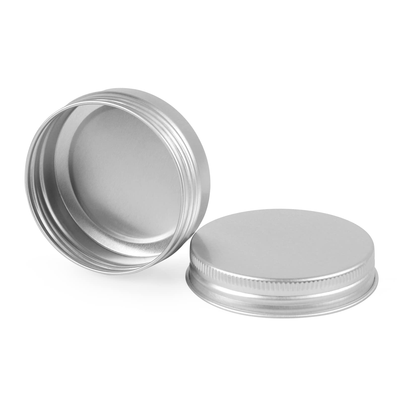 **12 Pack 1 oz Round Aluminum Tins with Lids - Silver Empty Containers for Candle Making, DIY Crafts, Lip Balm, Cosmetic Storage | Perfect for Home, Gifts & Travel**