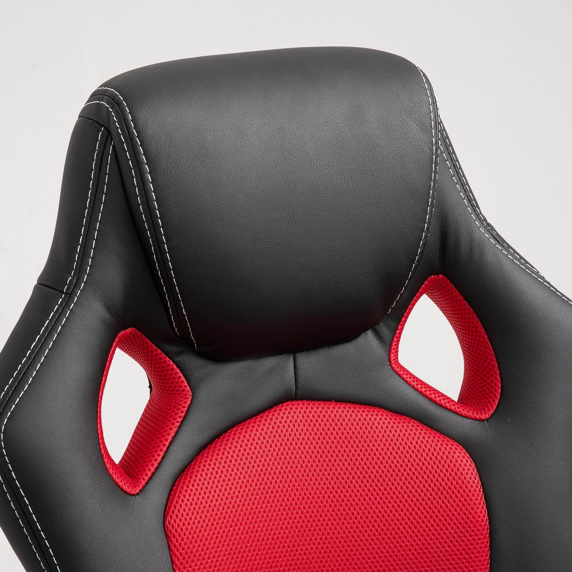 High Back Racing Style Office Gaming Chair - Adjustable Swivel Seat, Ergonomic Faux Leather Computer Desk Chair for Work & Gaming - Available in 3 Colors (Black/Red/Blue) - Perfect for Home Office, Gaming Setup & Streaming Studio