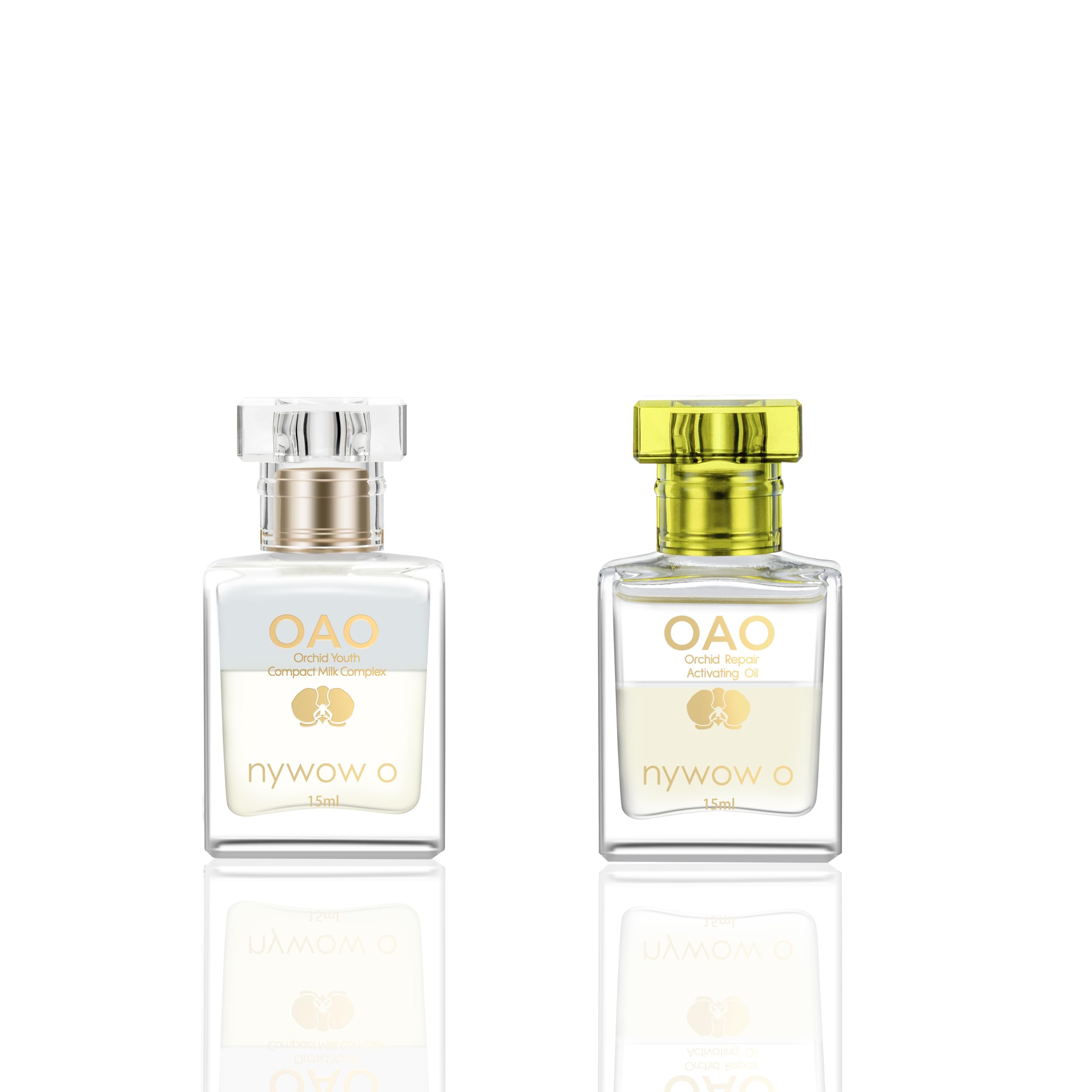 Orchid Hydration & Anti-Aging Skincare Set: Facial Oil & Milk Complex Cream for Dry, Sensitive Skin – Day & Night Moisturizing & Revitalizing Treatment (2 x 0.51 oz) | Perfect for Daily Skincare Routine, Travel Essentials & Gift Sets