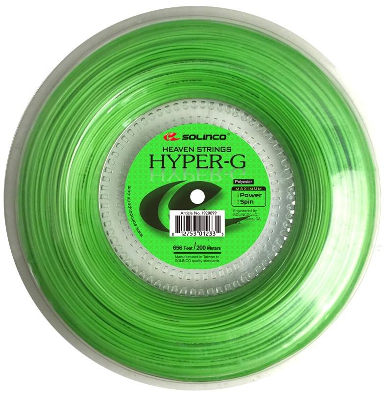 Solinco Hyper G 200m/660ft Premium Tennis String - Perfect for Competitive Play & Durability on the Court