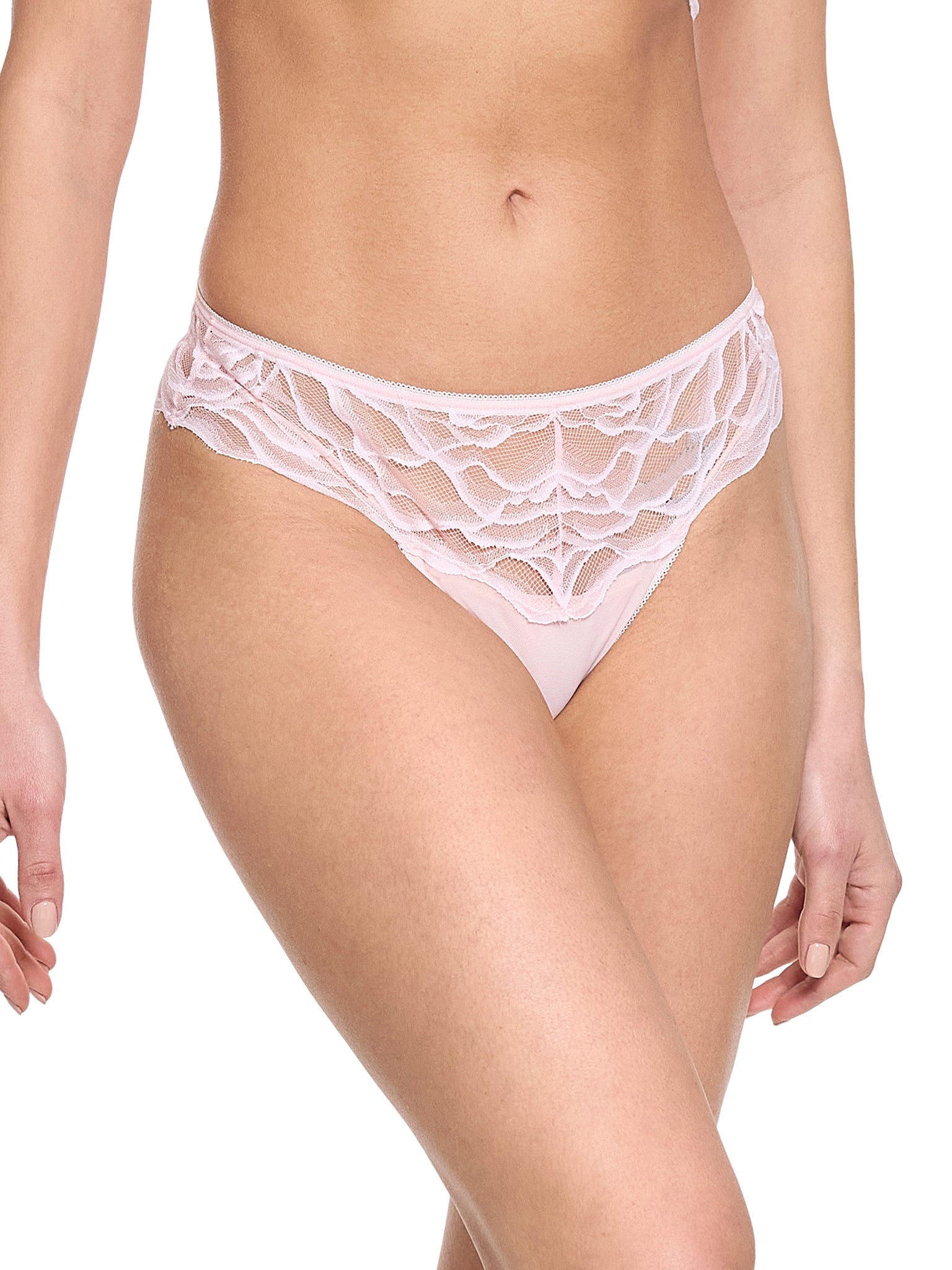 Silhouette Floral Natural Thong - Comfortable Lace Underwear for Women | Perfect for Daily Wear, Date Nights & Special Occasions