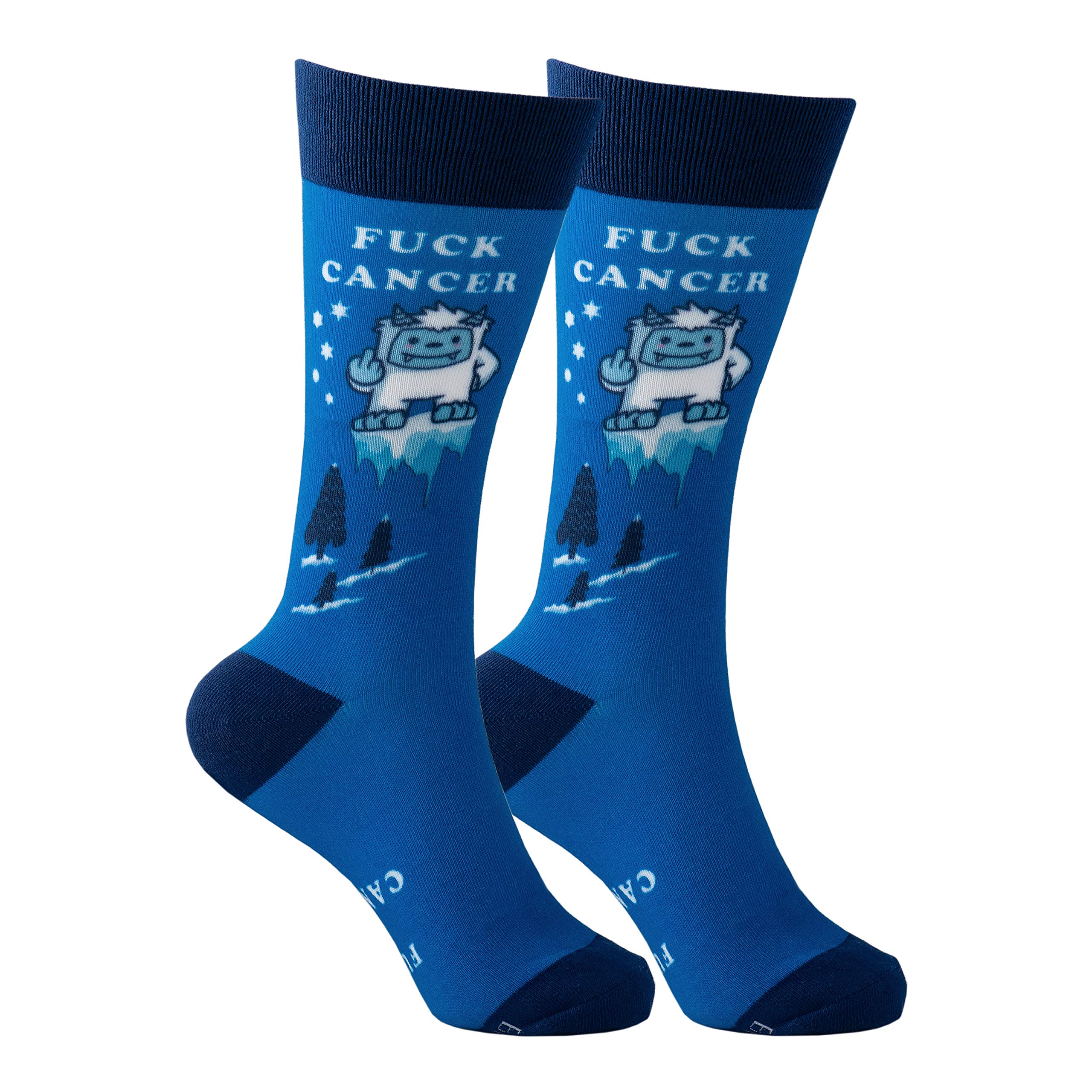 Cancer Awareness Socks - Comfortable Chemo Patient Support Socks for Men & Women | Thoughtful Gift for Cancer Fighters & Survivors | Perfect for Hospital Visits, Treatment Days & Daily Encouragement