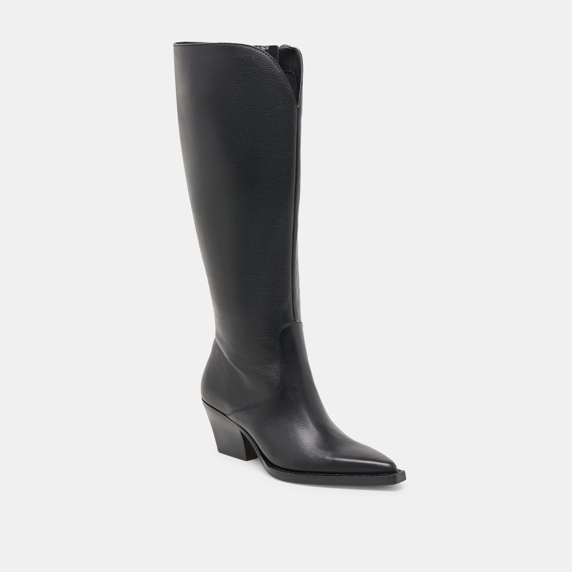 RAJ Extra Wide Calf Boots for Women - Black Leather Ankle Boots for Comfort & Style | Perfect for Work, Casual Outfits & Winter Wear