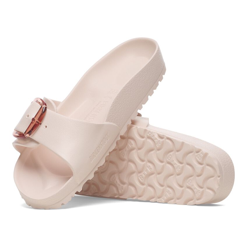 Birkenstock Madrid Big Buckle EVA Sandals - Light Rose | Comfortable Slip-On Slides for Women | Perfect for Beach, Pool & Summer Outfits