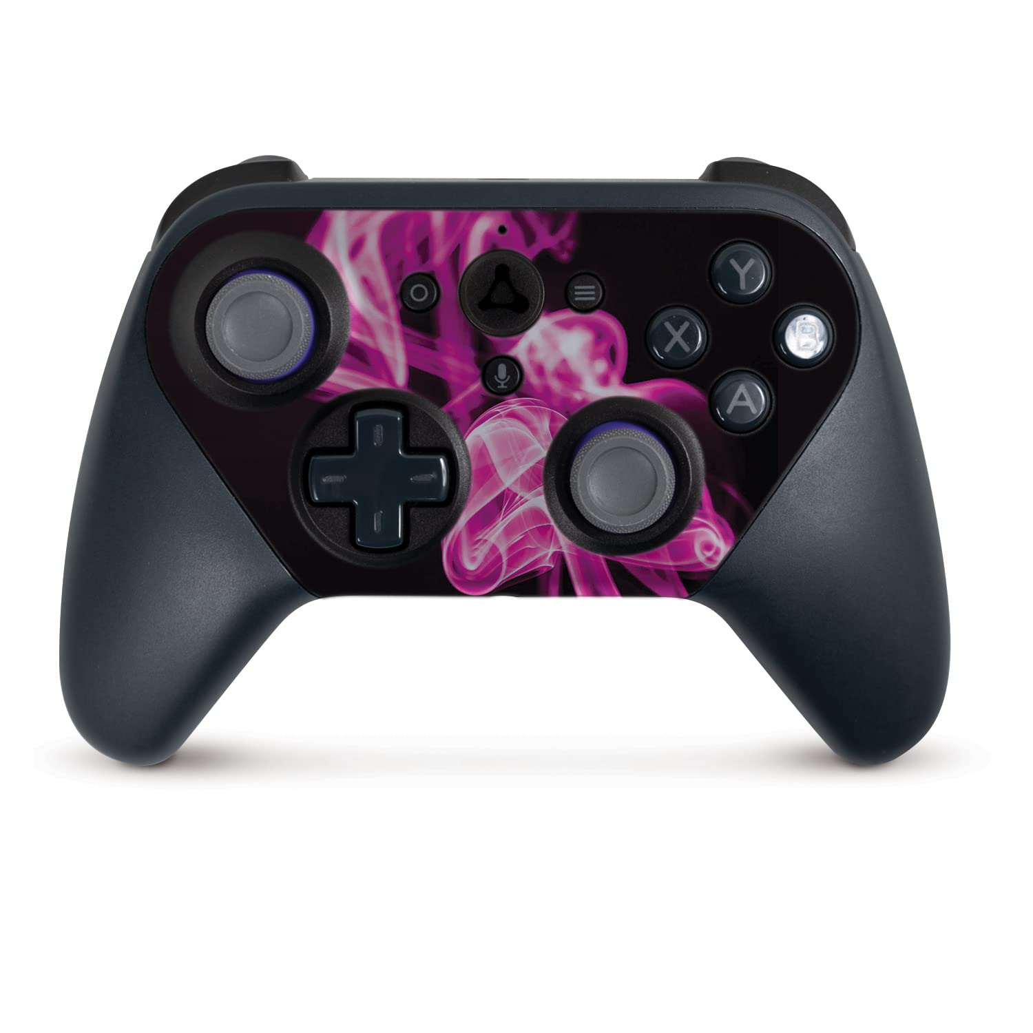 MightySkins Vinyl Skin Wrap for Amazon Luna Controller - Pink Flames Design | Protective & Durable Decal Cover | Easy to Apply & Remove | Made in USA | Perfect for Gaming, Streaming & Customizing Your Controller