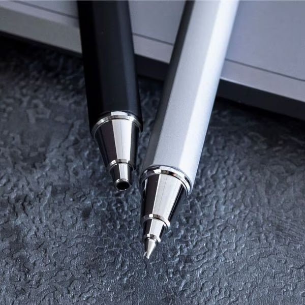 Ballsign iD Plus Gel Pen - Smooth Writing 0.5mm Fine Point - Black Ink - Sakura Japan - Perfect for Journaling, Note Taking & Office Use